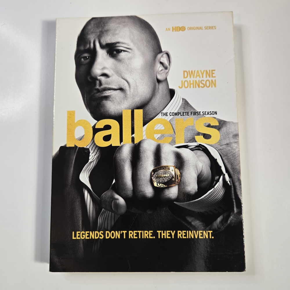 Ballers The Complete First Season DVD Series Dwayne Johnson The Rock NFL HBO WWE